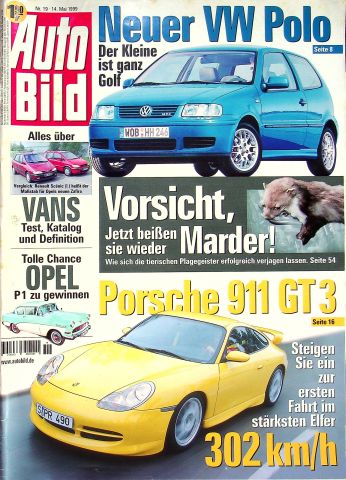 Deckblatt Auto Bild (19/1999)